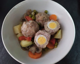 Foto del paso 8 de la receta: Albóndigas rellenas de huevo al horno