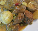 Foto del paso 1 de la receta: Lenguitas de cerdo a la jardinera