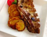 Foto del paso 4 de la receta: Costillas de cerdo al ajo y limón con patatas al horno