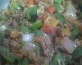 A picture of step 2 of Lasagne.