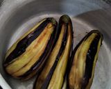 عکس مرحله 2 از دستور برنج با مشته بادمجون🍆🥓🍅