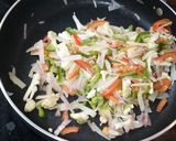 A picture of step 1 of Left-over roti Nachos with Mango-Avocado salad.