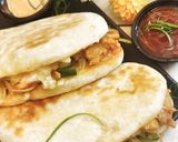 A picture of step 21 of Chicken cheese paini sandwich.