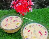 A picture of step 4 of Fruit Custard.
