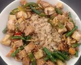 Foto langkah ke 4 dari resep Tumis Tahu Tempe Teri Kacang Panjang.