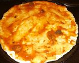 A picture of step 3 of Stove Top Chicken Tikka Pizza.