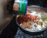 A picture of step 2 of Singhada Chaat.