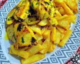 Foto del paso 6 de la receta: Filetes de pechuga de pollo al limón y curry amarillo hingú