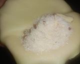 A picture of step 4 of Gujiya (Nariyalwali).