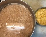 A picture of step 1 of Broken wheat Khichdi.