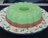 Foto langkah ke 4 dari resep 24. Pudding Roti Pandan Coklat.
