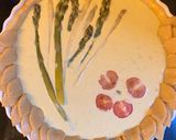 Une image de l'étape 4 de Tarte aux 2 asperges et parmesan.