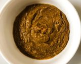 A picture of step 1 of Paneer Ghee Roast.