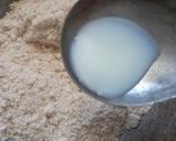 A picture of step 6 of Cashew almond burfi.