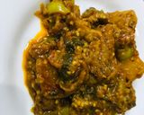 A picture of step 6 of White Brinjal with potatoes.