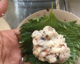 Hình bước làm 3 của món Chả tôm lá tía