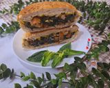 عکس مرحله 7 از دستور ساندویچ مرغ و اسفناج 😋