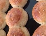 A picture of step 5 of Hamburger buns.