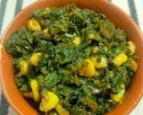 A picture of step 3 of Sweet Corn - Palak Subzi.
