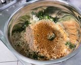 Une image de l'étape 13 de Croquettes de courgettes au parmesan et coriandre.