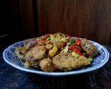 Foto langkah ke 5 dari resep Terong Tempe Goreng Tepung Garo Rica Pete.
