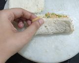 A picture of step 3 of Ribbon Roll Up Sandwich.