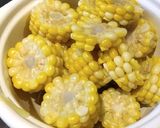 A picture of step 2 of Shrimp with Corn.