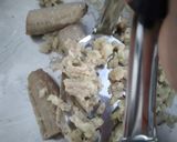 A picture of step 2 of Nendran banana stuffed paratha.