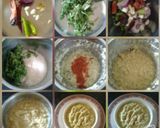 A picture of step 3 of Coconut green chutney.