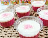 Foto langkah ke 3 dari resep Pudding Red Velvet.