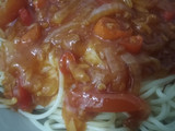 Spaghetti bolognese super pedas