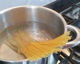 A picture of step 3 of Pasta with rocket, mushrooms and crunchy ham.