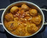Foto del paso 3 de la receta: Albóndigas con Callos y Huevo escalfado