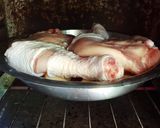 Foto langkah ke 9 dari resep Ayam Kurma Apel Oven dan Kentang Karamel.