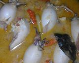 Foto langkah ke 4 dari resep Gulai cumi isi tahu.