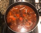 Hình bước làm 3 của món Beef with wine sauce