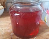 Une image de l'étape 2 de Thé glacé fraise Hibiscus.