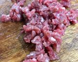 A picture of step 1 of Steak Tartare (Στέικ Ταρτάρ)!.