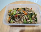 Foto langkah ke 3 dari resep Oseng tongkol suwir pete.