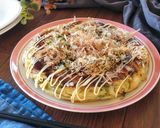 A picture of step 7 of Cabbage-Free Okonomiyaki with Onion and Chikuwa (No Eggs).
