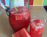A picture of step 4 of Vickys Watermelon Cooler, GF DF EF SF NF.
