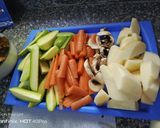 صورة لخطوة 3 من وصفة دجاج وخضار بكيس الشواء 🍗🫑🥕