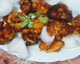 A picture of step 5 of Spicy Dahi Pakoda.