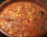 Foto del paso 9 de la receta: Cazuela de arroz, con chuletas de cordero y pimientos fritos