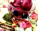 عکس مرحله 4 از دستور بستنی میوه ای 🍨🍨 (با طعم تمشک)