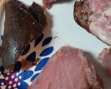 A picture of step 1 of Easter Ham Salad.