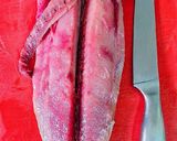 Foto del paso 5 de la receta: Lomo de bonito marinado en sal granulada y fish masala