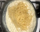 Foto del paso 5 de la receta: Espaguetis con nata y bacon
