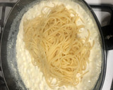 Foto del paso 5 de la receta: Espaguetis con nata y bacon