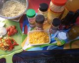 A picture of step 1 of Sweet corn Noodles.